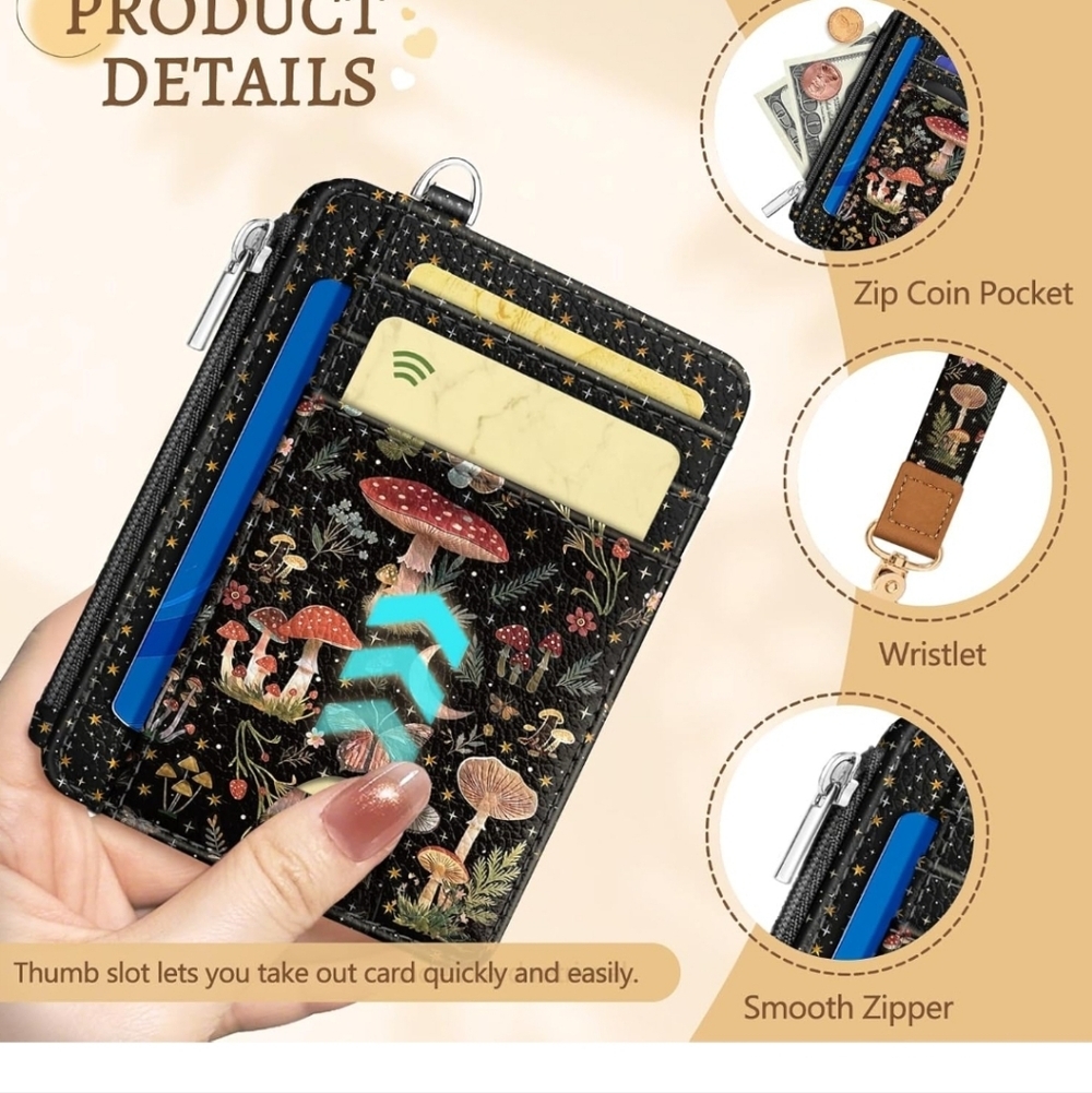 Floral Pattern Phone Case with Lanyard - Picture 2 of 7